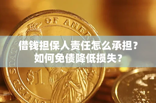 武汉借钱担保人责任怎么承担？如何免债降低损失？