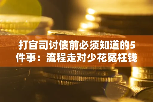 武汉打官司讨债前必须知道的5件事：流程走对少花冤枉钱
