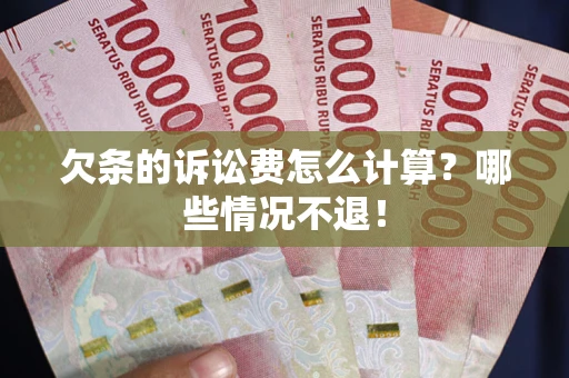 武汉欠条的诉讼费怎么计算?哪些情况不退! 武汉欠条的诉讼费怎么计算?哪些情况不退!