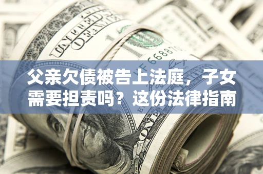 武汉父亲欠债被告上法庭，子女需要担责吗？这份法律指南必须看完