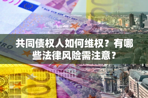 武汉共同债权人如何维权？有哪些法律风险需注意？