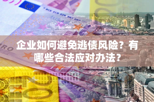 武汉企业如何避免逃债风险？有哪些合法应对办法？
