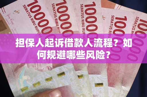 武汉担保人起诉借款人流程？如何规避哪些风险？