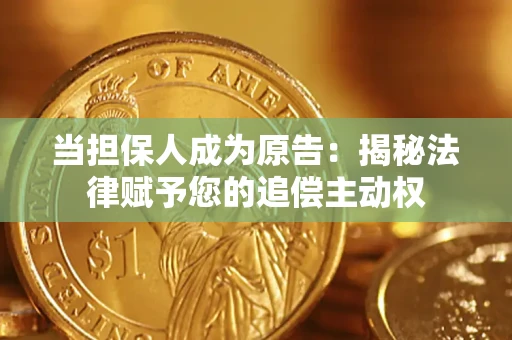 武汉当担保人成为原告：揭秘法律赋予您的追偿主动权