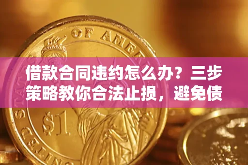 武汉借款合同违约怎么办？三步策略教你合法止损，避免债务危机升级