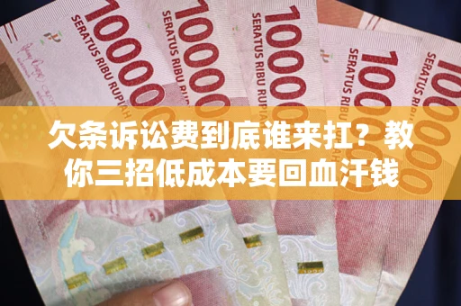 武汉欠条诉讼费到底谁来扛？教你三招低成本要回血汗钱